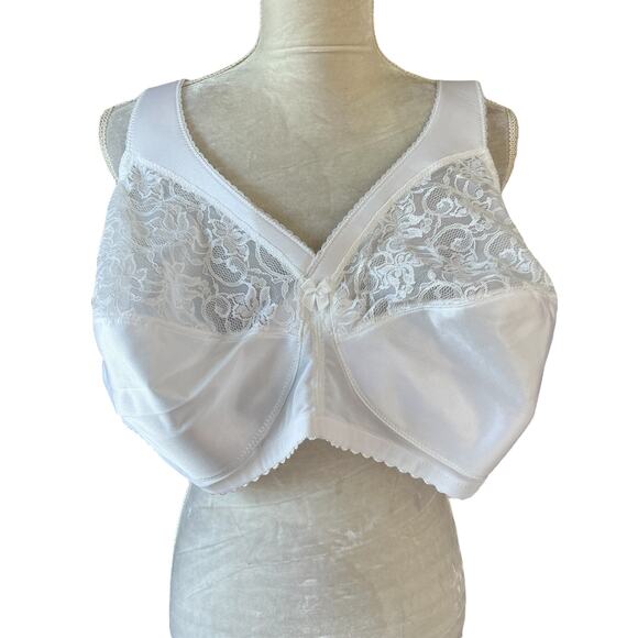 Glamorise MagicLift Original Support Bra White 56C Style 1000 NWOT - Picture 3 of 11